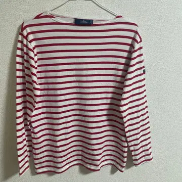 SAINT JAMES 프랑스제 긴팔 T셔츠 빨간색 보더