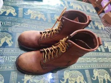 Hawkins 트레킹 슈즈 브라운 하이컷 부츠 빈티지