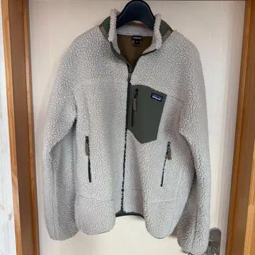 patagonia 키즈 XXL 플리스 자켓 크림 올리브