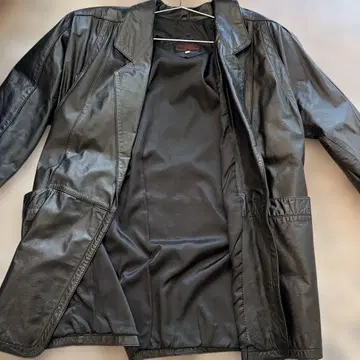 Exclusive Imports 블랙 가죽 자켓 F 사이즈