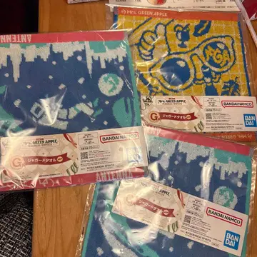 Mr. GREEN APPLE 제일복권 G상 자카드 타월