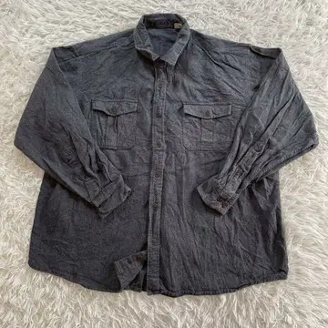 HERITAGE 빈티지 US 구제 의류 긴팔 워크 셔츠 코튼 100%