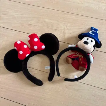 미니 마우스 미키마우스 머리띠 세트