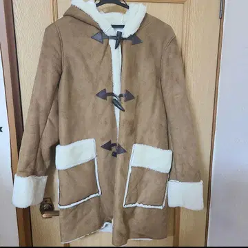 무스탕 더플 코트