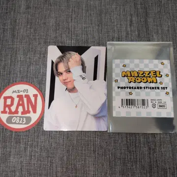 MAZZEL 란 포토 카드 스티커