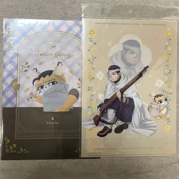 골든 카무이 동물 포즈 클리어 파일 오가타 2종 세트 오가타 상등병