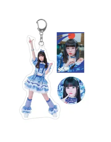 iLiFE! 아크릴 키링 클리어 카드 캔뱃지 소라시 카렌 3종 세트