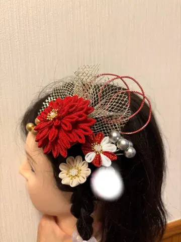 성인식 머리 장식 일본 의류용 꽃 장식 헤어 액세서리
