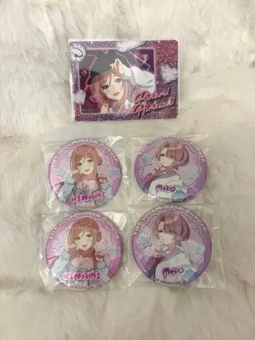 학마스 DMM 스크래치 리나미 마오 캔뱃지 5개 세트