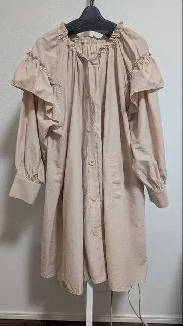 UNMINOU 앙미누 프릴 개더 블루종