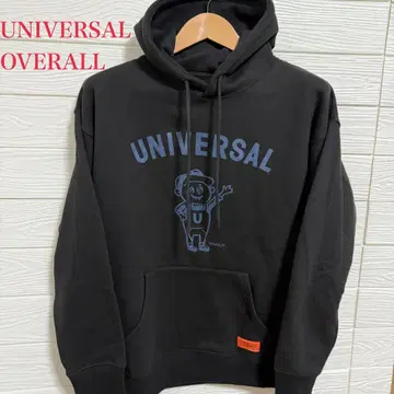 유니버셜 오버롤 후드티 블랙 L 사이즈