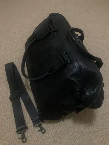 REN 보스턴 백 천연 가죽