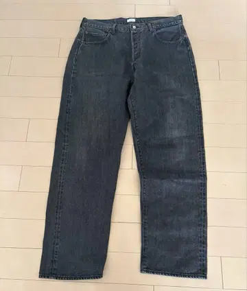 CIOTA 데님 팬츠 35인치 / 스트레이트 / 미디엄 블랙