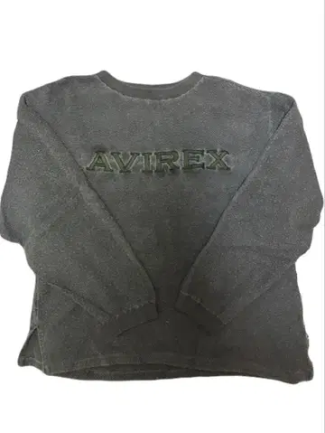 80s AVIREX 그레이 스웨트 셔츠