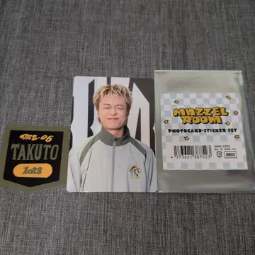 MAZZEL 타쿠토 포토 카드 스티커