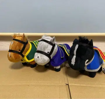 서러브레드 컬렉션 말 의류 마스코트 볼체인 3개 세트