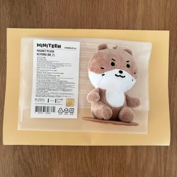 찬다리 마그넷 키링 봉제 인형 디노 미니틴