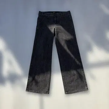 LUSH 다크 그레이 스트레이트 데님