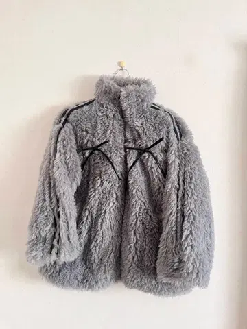 사이드라인 리본 보아 블루종