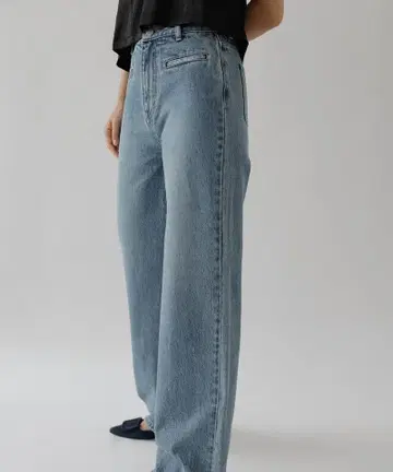 [ na.e ] 스트레이트 포켓 진스 L 사이즈