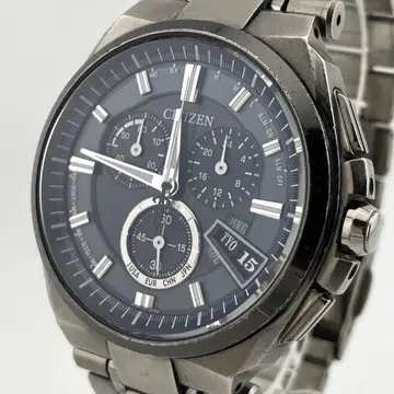 [ 작동 ] 시티즌 아테사 다이렉트 플라이트 월드 타임 손목시계 남성용