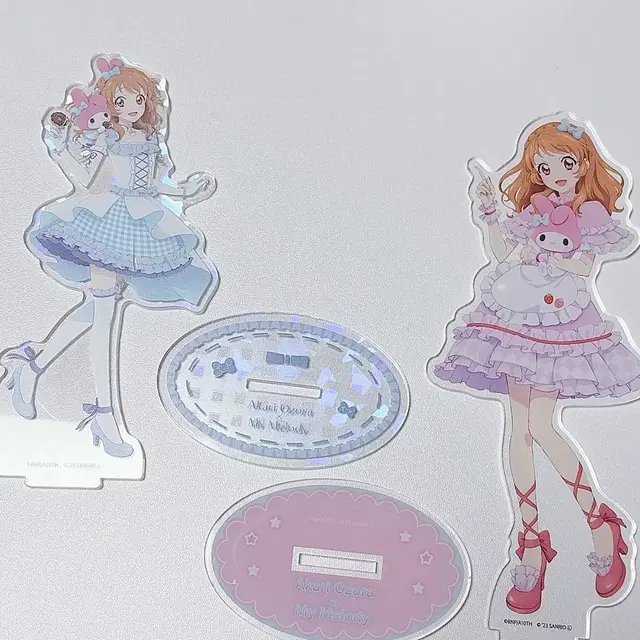 아이카츠 오오조라 아카리 산리오 아크릴스탠드