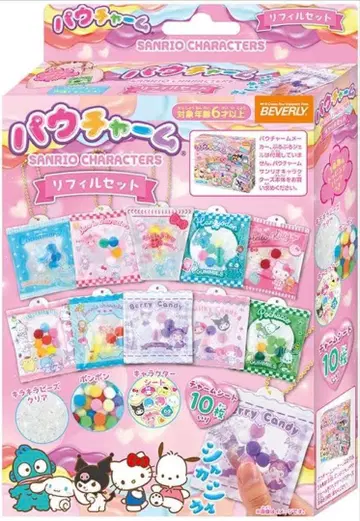새상품 산리오 캐릭터 파우 참 리필 세트