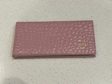 황궁 한정판 크로커다일 엠보 장지갑 핑크