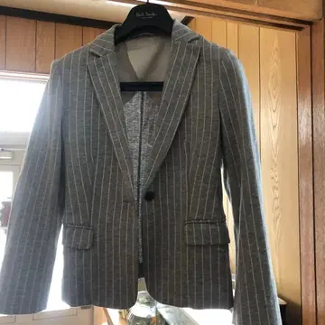 매킨토시 런던 자켓 38 그레이 스트라이프