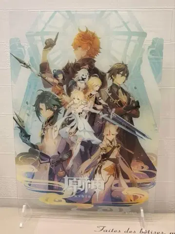 아크릴 스탠드 캐릭터 굿즈 A4 사이즈