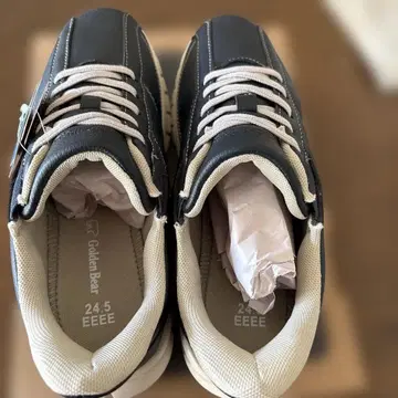 Golden Bear 네이비 스니커즈 24.5 EEEE