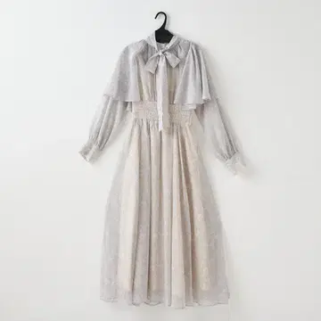 [ 새상품급 ] MERCURY DUO 머큐리 리본 원피스 그레이