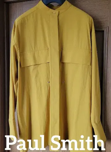 Paul Smith 겨자색 긴팔 블라우스 44L