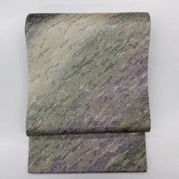 후쿠로 오비 육통 추상 사선 줄무늬 25M249f