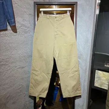 50's US ARMY COTTON KHAKI CHINO PANTS