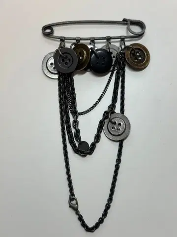 S'YTE BRASS 멀티 버튼 브로치