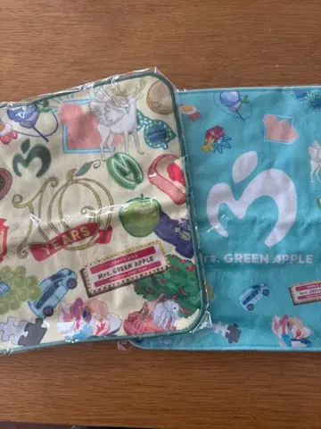Mrs. GREEN APPLE 팝업 타월 미니 손수건 2개