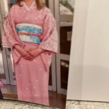 벚꽃 패턴 기모노, 입학식에 어떠신가요?