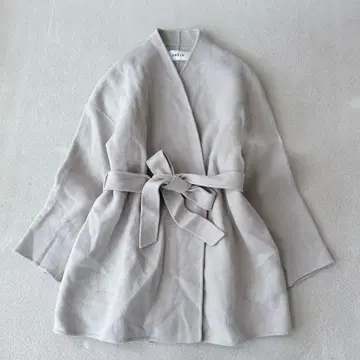 새상품급 소주 울 리버 미디 코트 베이지