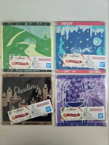 제일복권 미세스 그린애플 G상 자카드 타월 4장