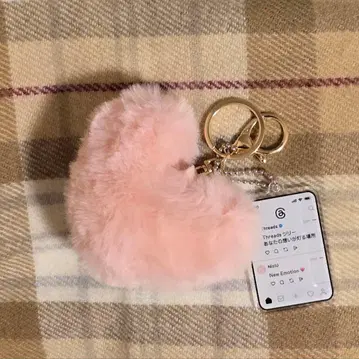 NiziU 하라주쿠 Threads 콜라보 하트 키링 스레즈 가챠