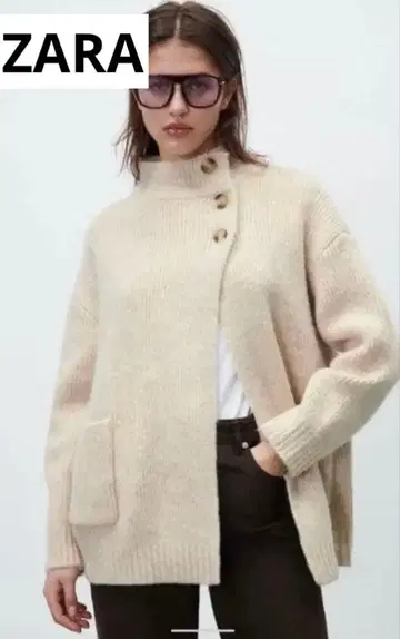 ZARA 자라 변형 가디건 M-L