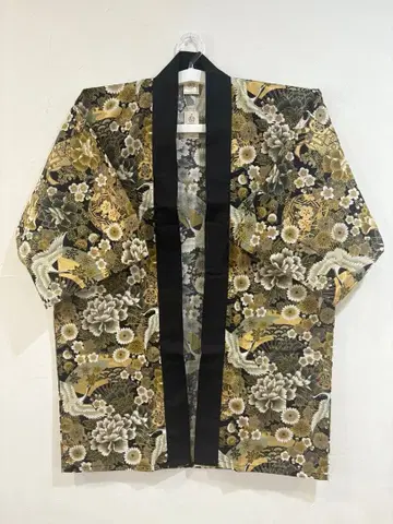 학매 국화 문양 일본풍 패턴 핫피 나가반텐 겉옷 / 룸웨어 / 기프트용