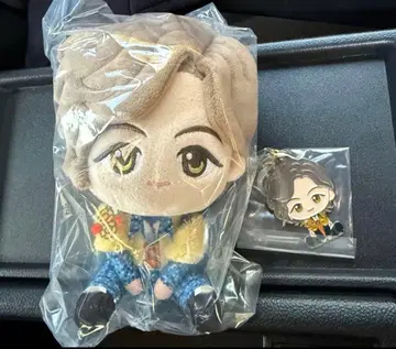 미세스 제일복권 봉제 인형 마스코트 메탈 참 후지사와 료카