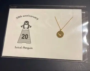 Suica 펭귄 오리지널 골드 목걸이 (페이스) 20주년