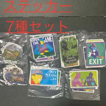 죠죠의 기묘한 모험 JOJO WORLD 제일복권 L상 스티커 세트