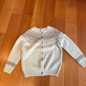 할리 노르딕 무늬 가디건 40