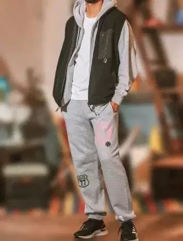 seventy seven(세븐티세븐) 후드티 등 셋업 일식