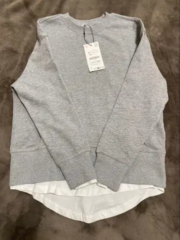 ZARA 그레이 레이어드 트레이닝복 M 사이즈