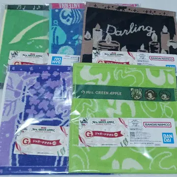 미세스 GREEN APPLE 제일복권 미세스 G상 자카드 타월 5종